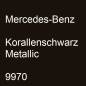 Preview: Mercedes-Benz, Korallenschwarz Metallic, 9970.